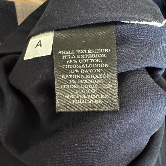 Ann Taylor Skirt Size 0 Striped Zipper Closure - Picture 4 of 4